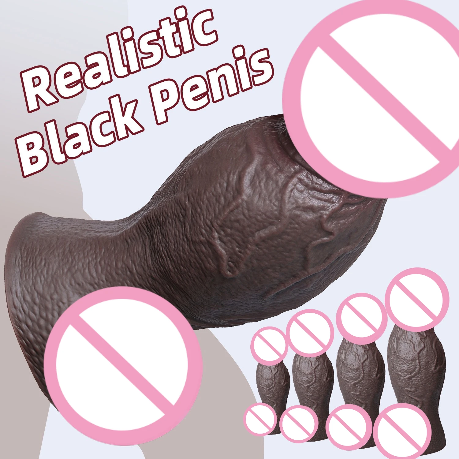 Godemiché à ventouse géant doux, 3 tailles, veines et Texture réalistes, Plug Anal en Silicone Extra Large, extenseur, pénis épais, jouet sexuel de 18 ans et plus