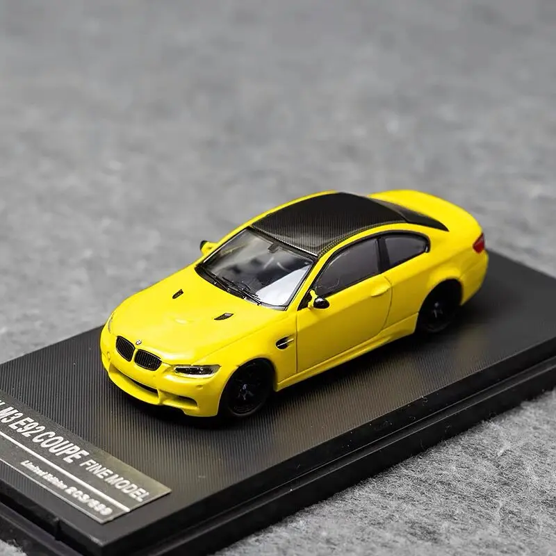 ダイキャスト製高級モデル-1-64スケール-bmw-m3-e92-合金製カーモデル