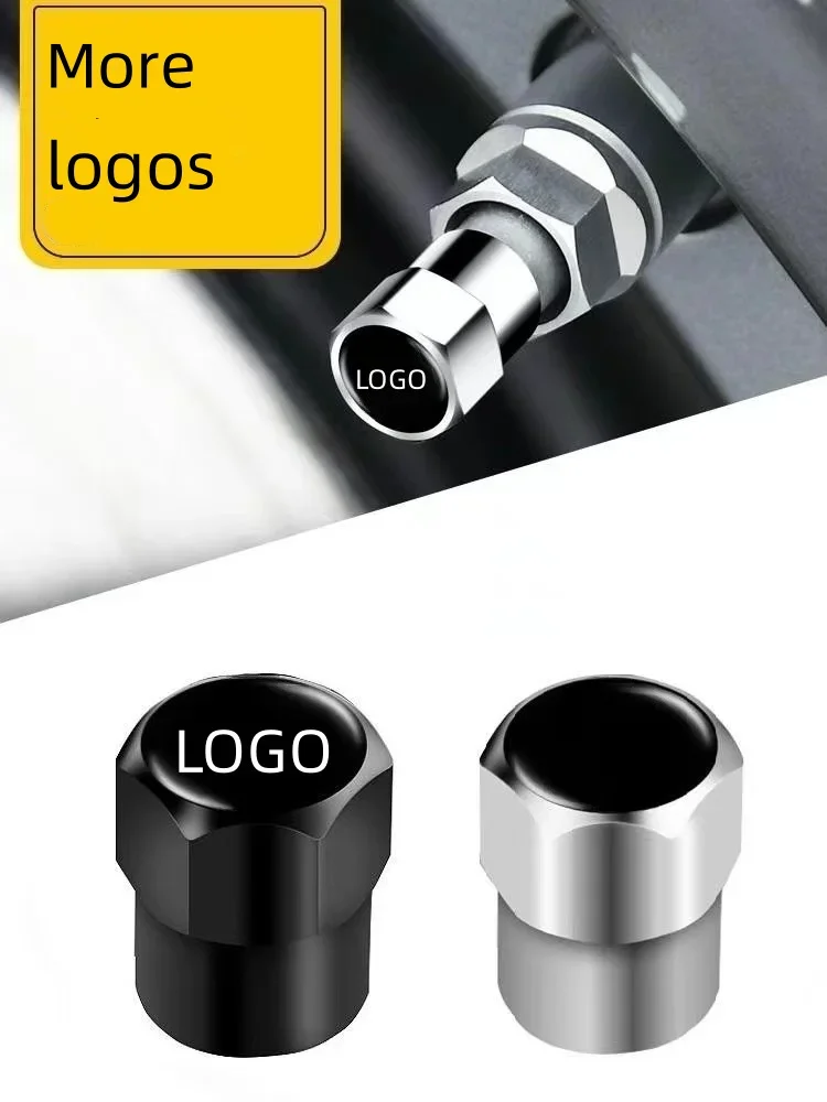 1 set For Hyundai IX25 IX35 I20 I30 I40 Elantra Solaris Sonata Veloster Car valve stem caps cover Sport style car accessories
