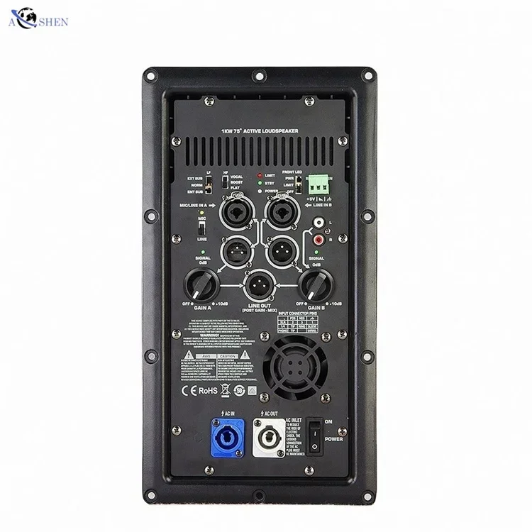 2022 Popular Digital Power Amplifier Professional XLR Interface Input Class D Power Amplifier Module 1000W