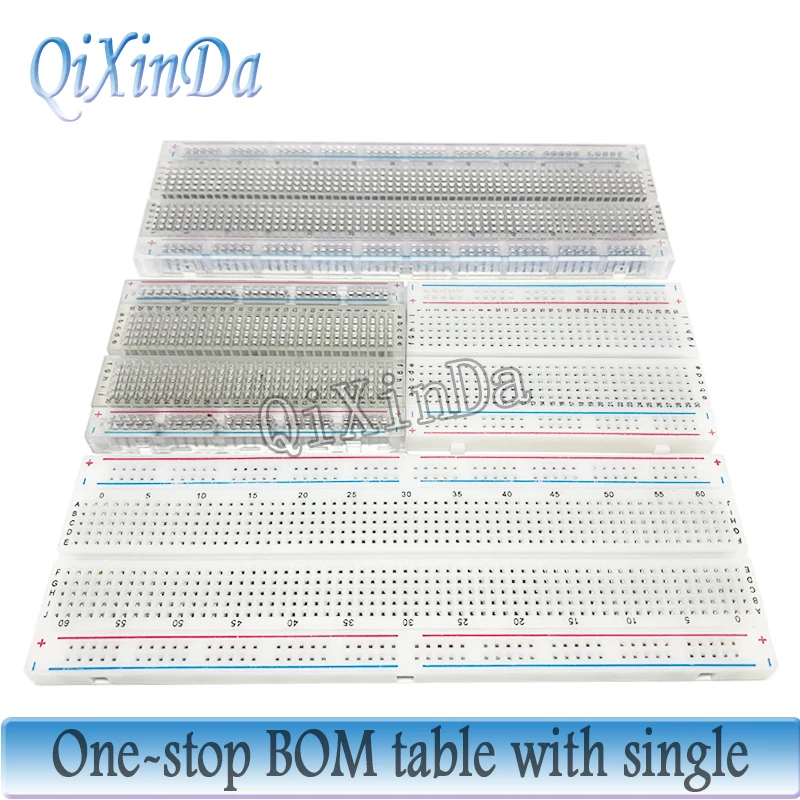 400/830 Points Breadboard 830 points Breadboard MB-102 Solderless PCB test Board 400 Hole Breadboard MB102 Test Develop DIY