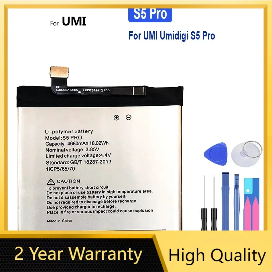 Battery S5Pro 4680mAh for UMI Umidigi S5 Pro