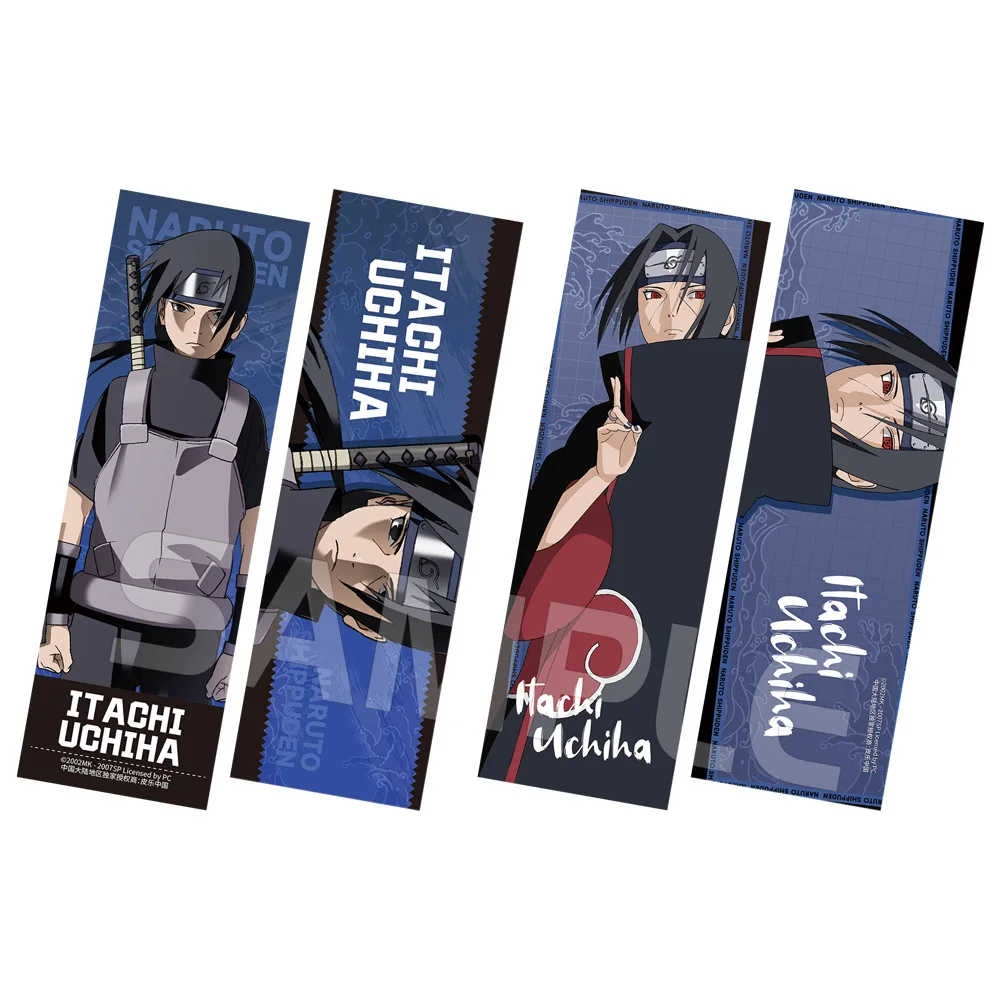 Naruto Sasuke Madara Itachi Obito China Official Authorization Cosplay Laser Ticket 2pcs/Set