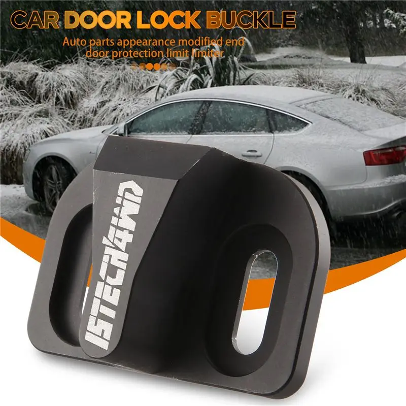 A21E-Car Modification Tailgate Protection Limiting Stopper Solve Abnormal Noise Door Lock Buckle For Toyota Prado RAV4 03-21