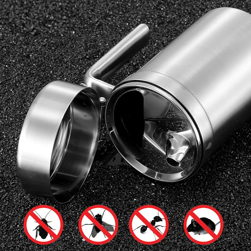 550/1000ML Kitchen Oil Bottle 304 Stainless Steel Leak-proof Oil Storage Bottle Dispenser Gravy Boats
