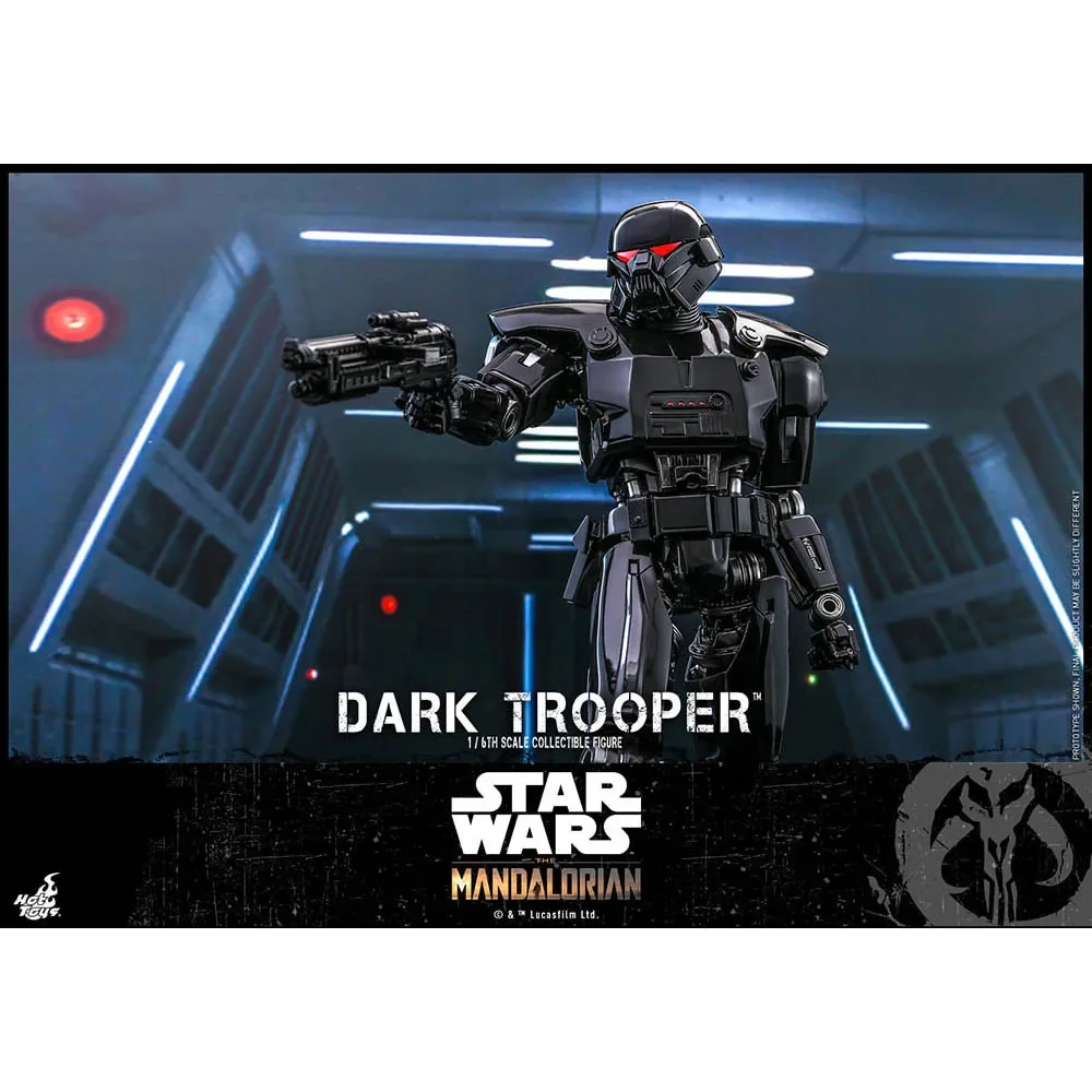 In Stock Original Mandalorian  HotToys 1/6 TMS032 Dark Trooper Star Wars Mandalorian Action Figure Anime Model Toys