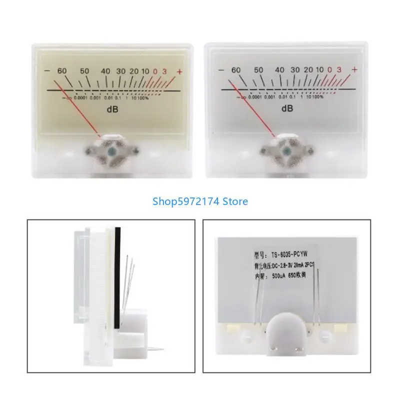 Y3NB VU Meter High Accuracy Level Meter for Recording Studio Home Car