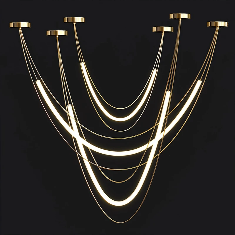 Modern LED Chandelier For Living Room  Nordic Hanging Lamp For Dinning Room Home Decor Living Room Chandelier Lighting