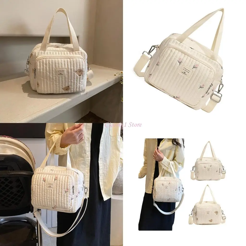 

Y1UB Multifunctional Baby Diaper Bag with Organized Compartments Portable Handbag