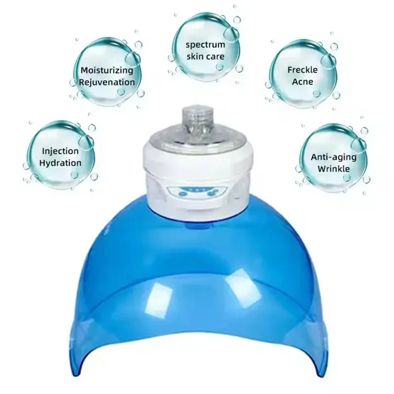

Upgraded Hydrogen Oxygen Mask with 3-Color LED Photon Light - Facial Steamer & Oxygen Jet Peel Hydrogen Water Machine