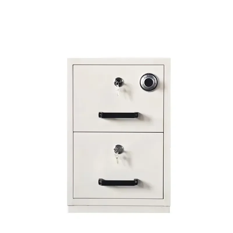 Custom Vertical Metal File Cabinet Fireproof Safe with Combination Lock Office Storage Drawer