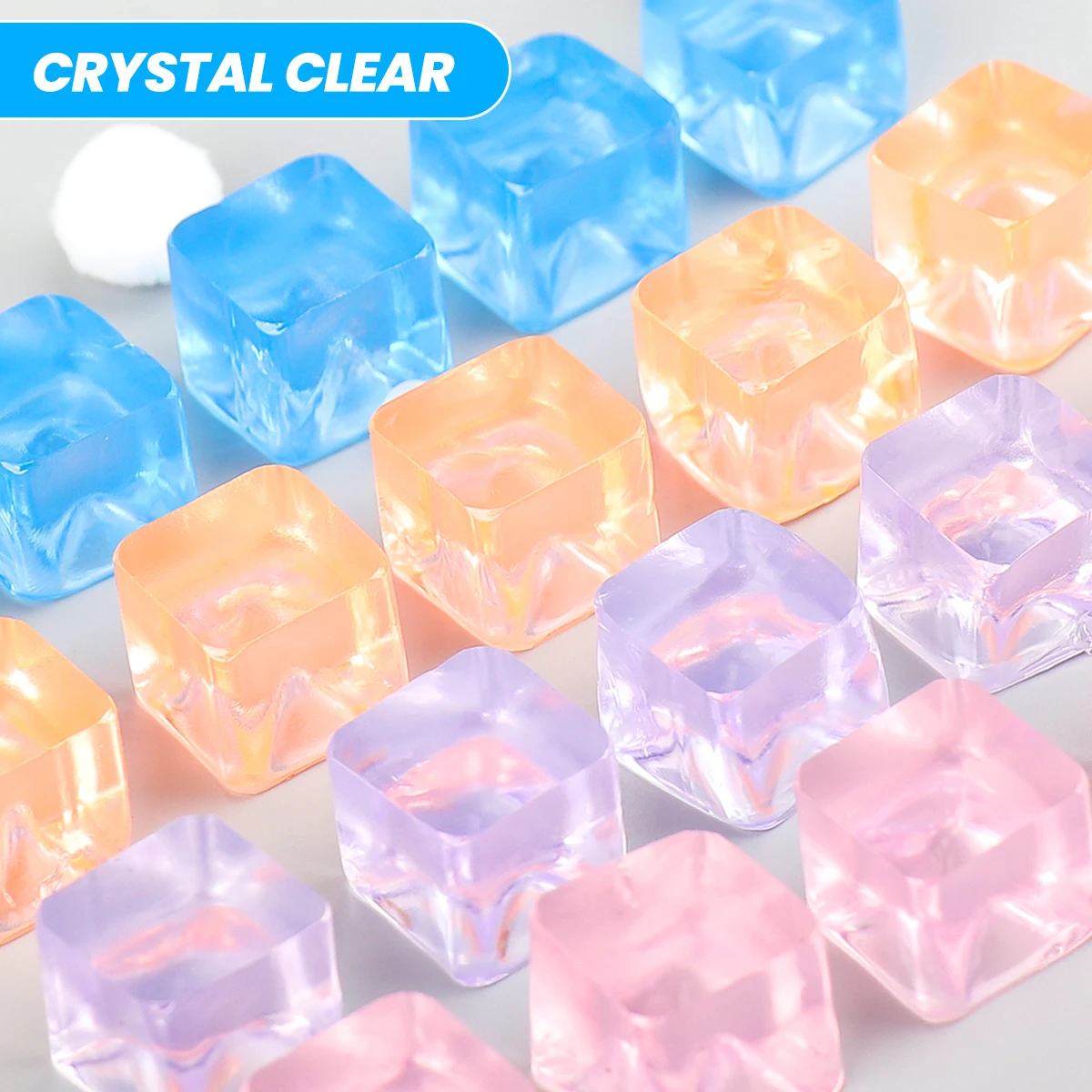 Cubes sensoriels anti-Stress pour adultes/adolescents, TDAH, jouets à presser l'anxiété Squishy, cadeaux de fête, couleurs aléatoires, 25 pièces