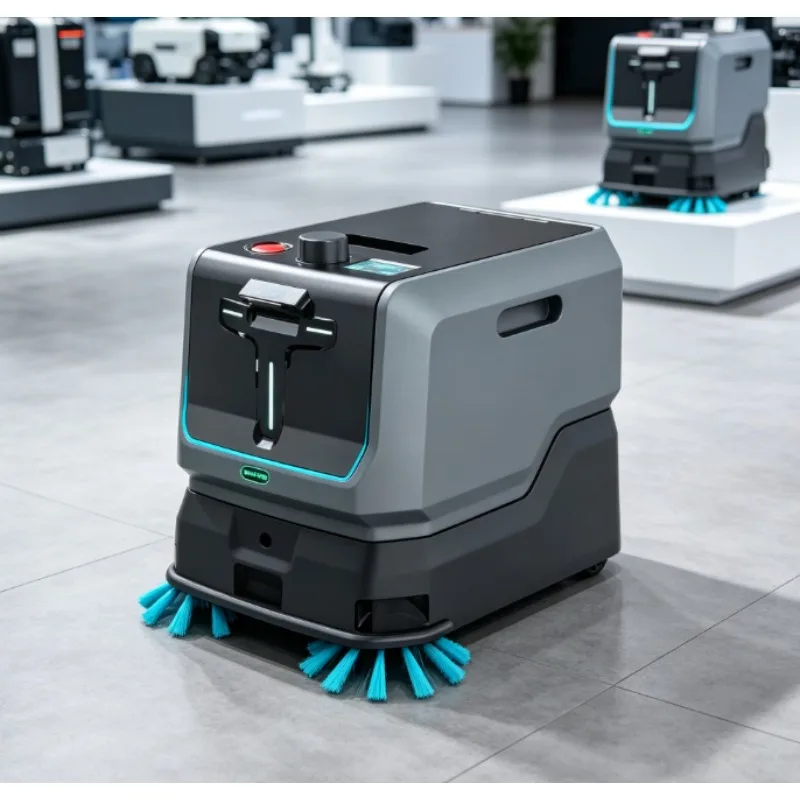 High-quality  commercial industrial cleaning robot, suitable for wet and dry robot washing machine in workshop warehouse
