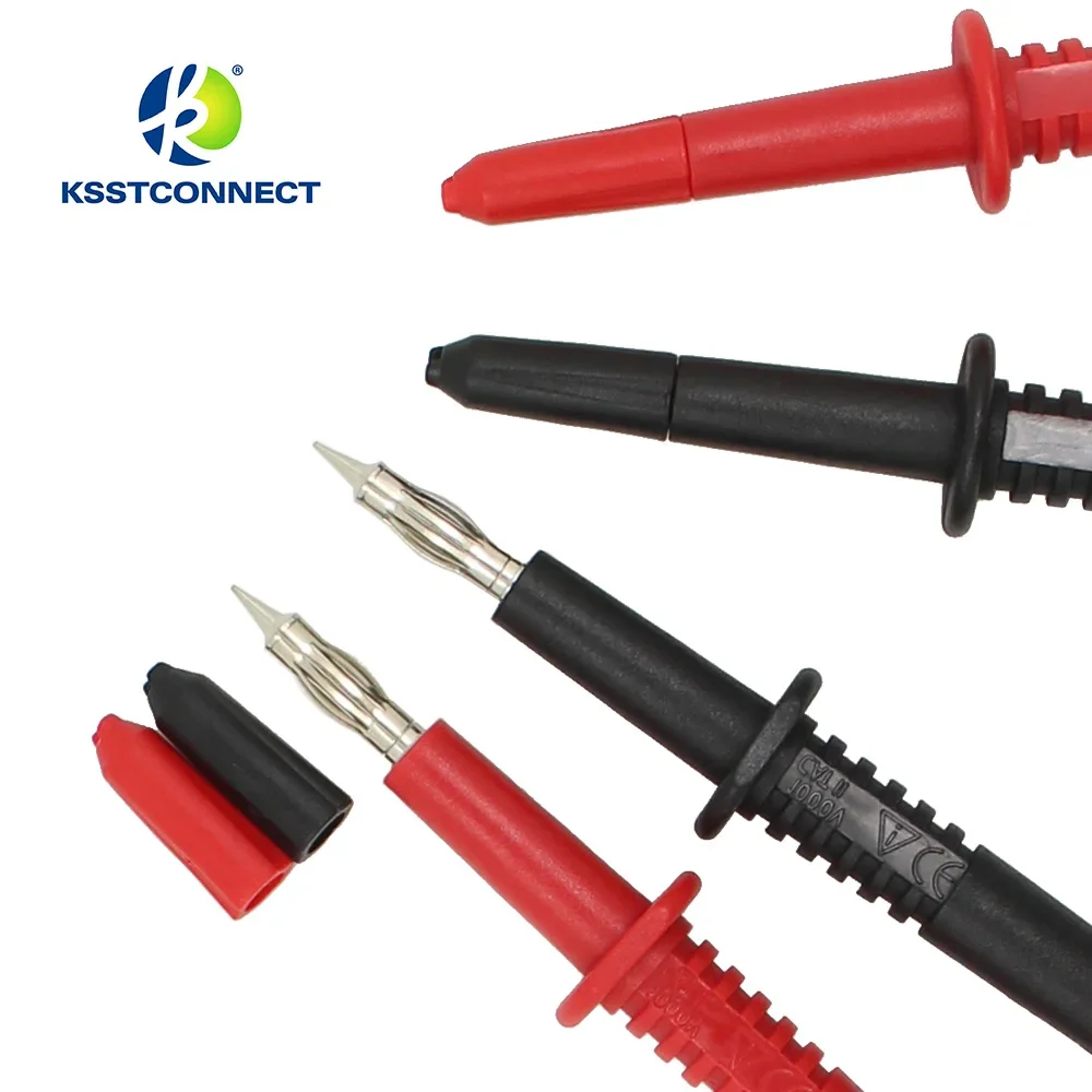 TPC157 2pcs 4mm Multimeter Probe with 4mm standard socket connection