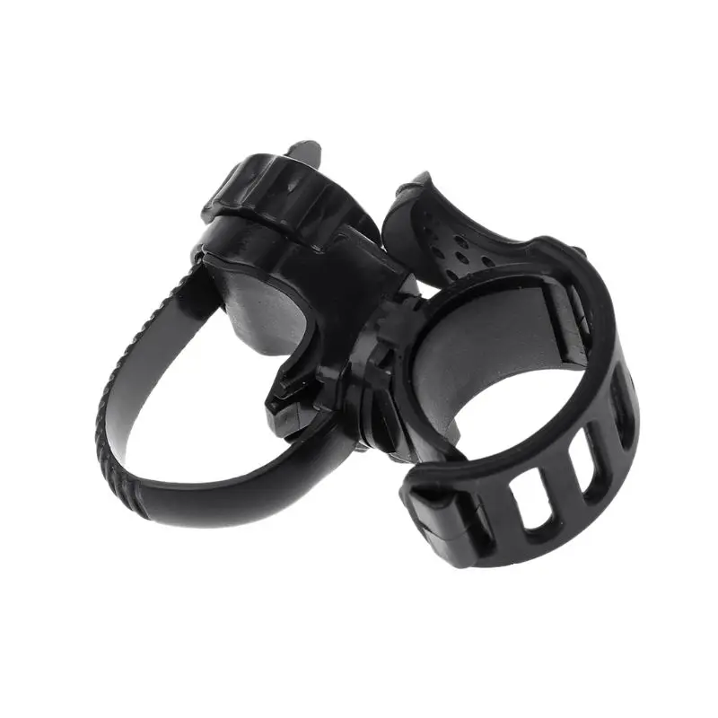 Suporte lanterna para detector metais, suporte ponteiro para detectores subterrâneos, rotação 360 ° ajustável, fácil