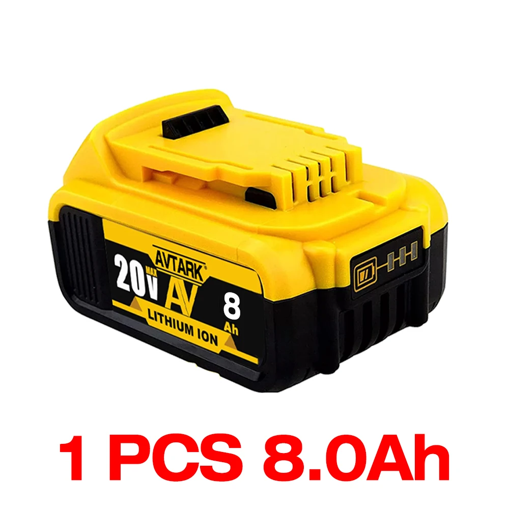 NEW Battery Compatible with dewalt power Tools 18V 8Ah rechargeable electric tool Lithium batteries 20V 18Volt 18v 5Ah 6Ah 8Ah