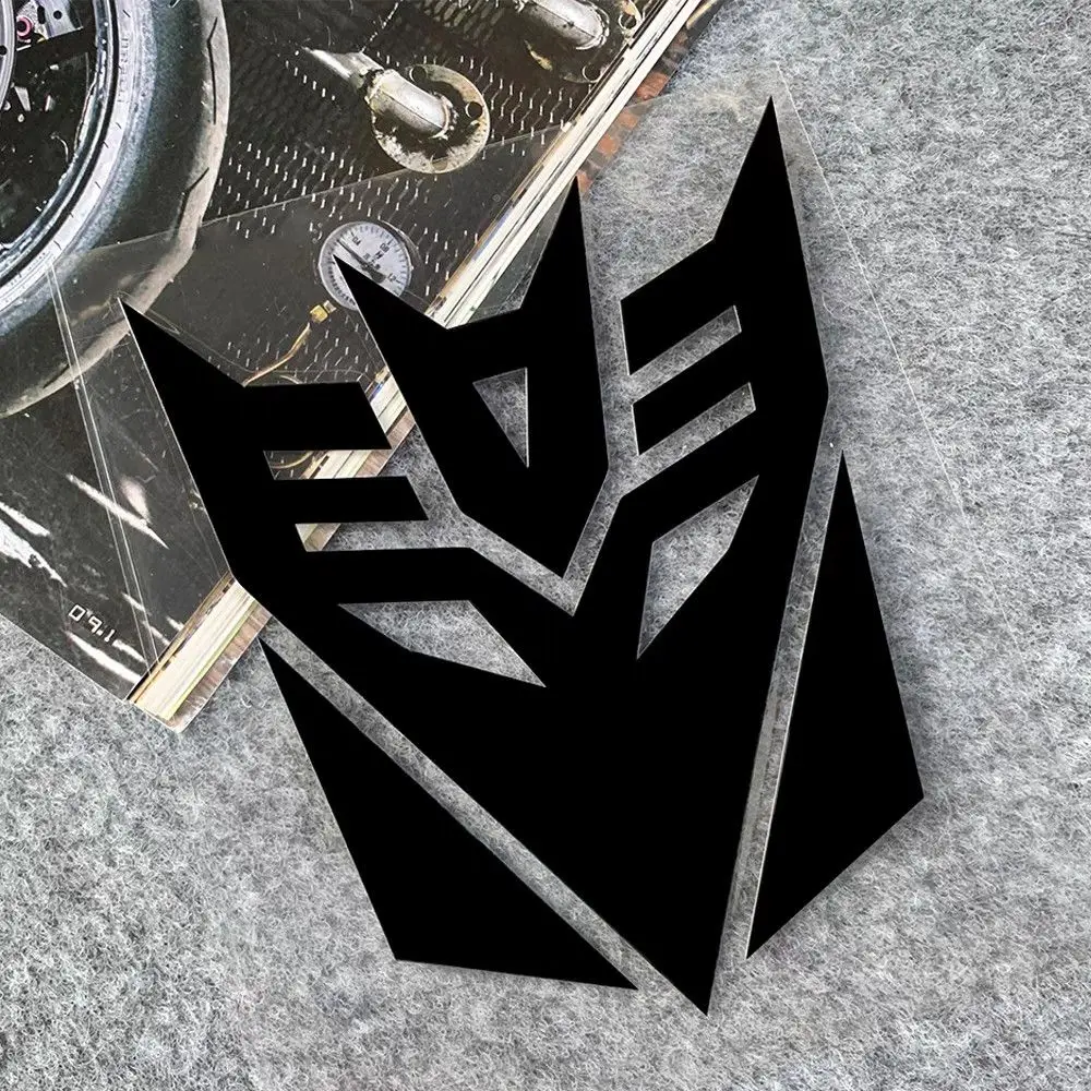 Transformers Hobby Autobots Decepticons รถสติกเกอร์ส่วนบุคคลสะท้อนแสง Patch ของขวัญวันเกิด