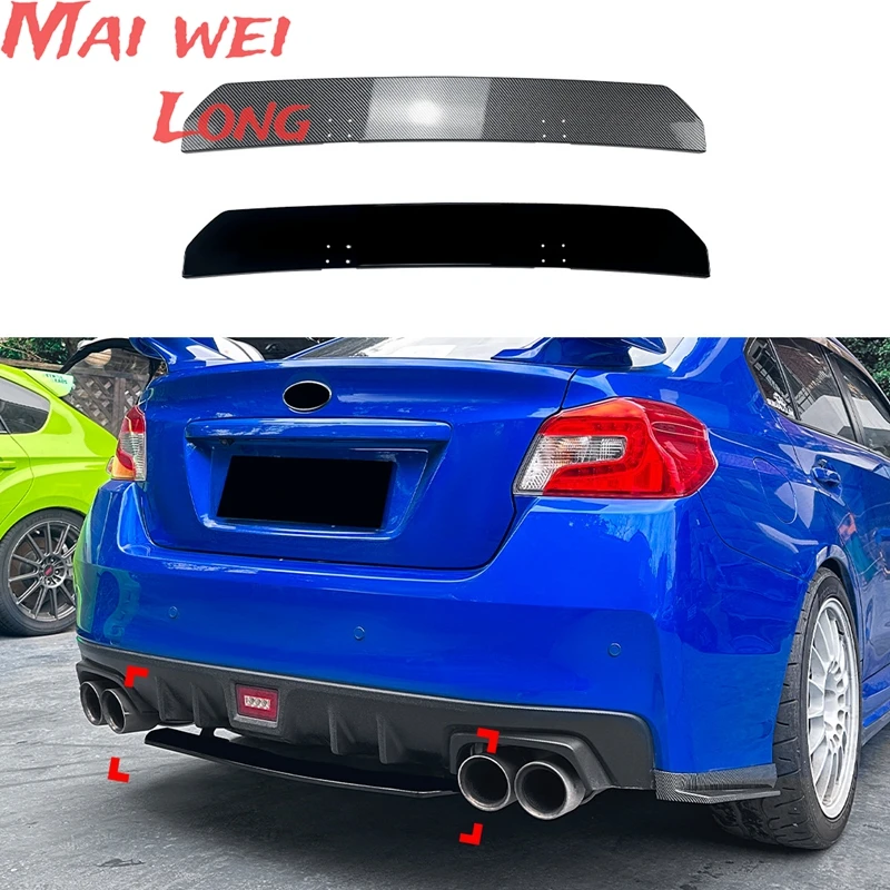 

Car Rear Bumper Diffuser Lip Spoiler Splitter Trim Accessories for Subaru WRX STI VA 2015-2021 Body Kits Tuning