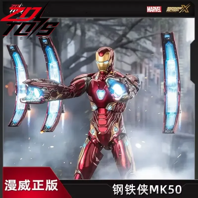 ZD Toys Iron Man Mk50 Marvel Avengers Action Figure Movable Joint Collectible Model Desktop Ornament Toy For Adult Marvel Fan