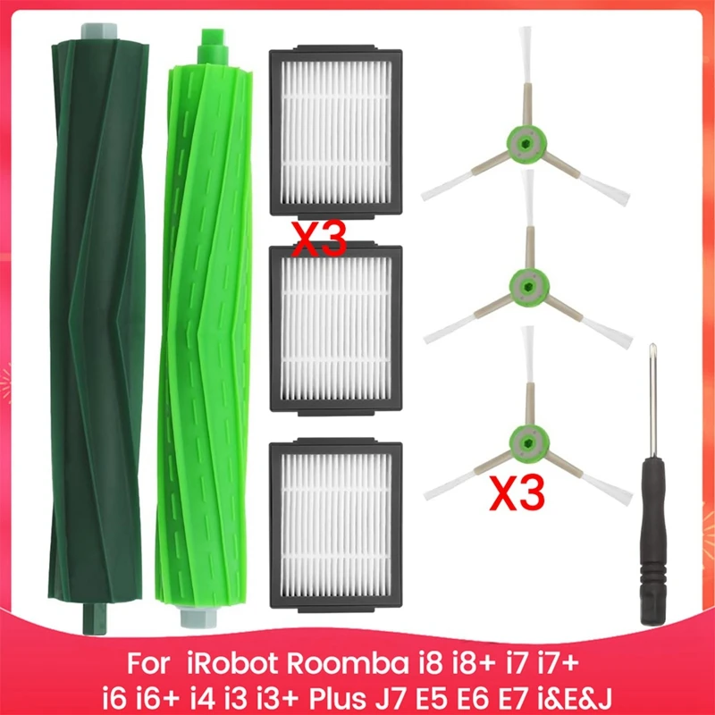

ABBN-запасные части для Irobot Roomba I8 I8 + I7 I7 + I6 I6 + I4 I3 I3 + Plus J7 E5 E6 E7 I & E & J Series, щетки для пылесоса