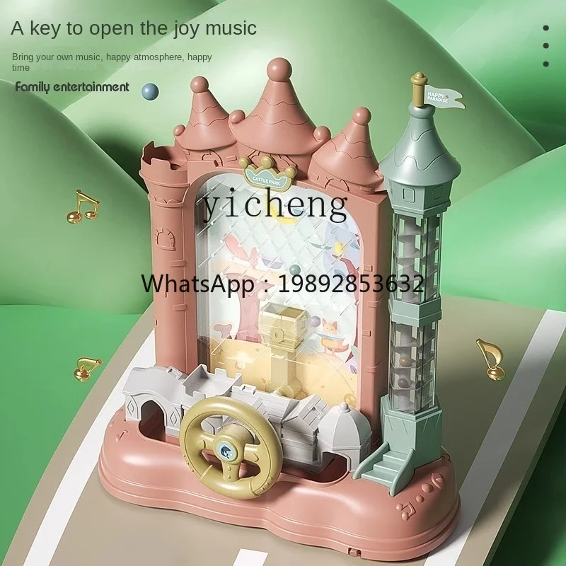 ZZ Regali di compleanno per bambini Doudou Castello elettrico Ricevi la macchina a sfera Regalo Giocattoli educativi interattivi genitore-figlio