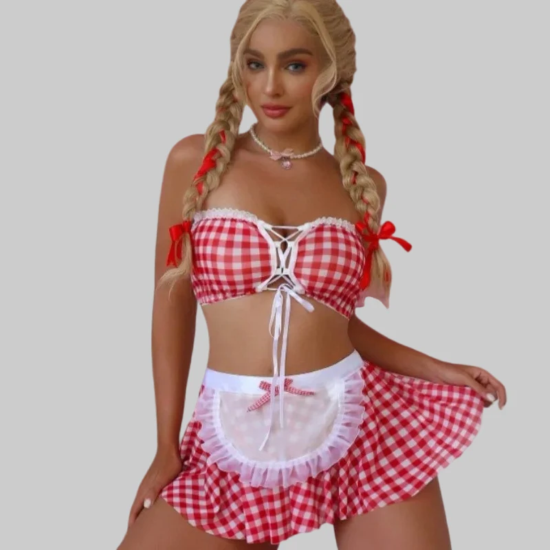 

Эротический костюм горничной Tornova, сексуальная игра, милая униформа для ролевых игр, женская униформа Pure Desire, корректирующее фигуру, соблазнительное нижнее белье, разделенный комплект