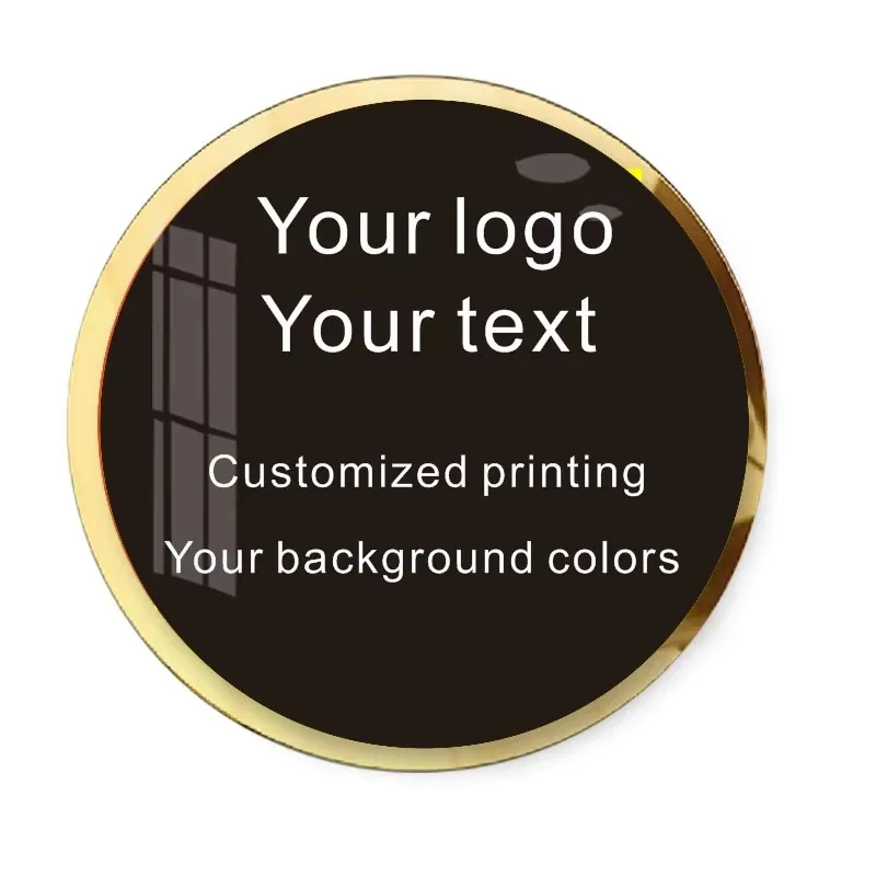 Personalized Printing NFC Plate Acrylic Size 50MM