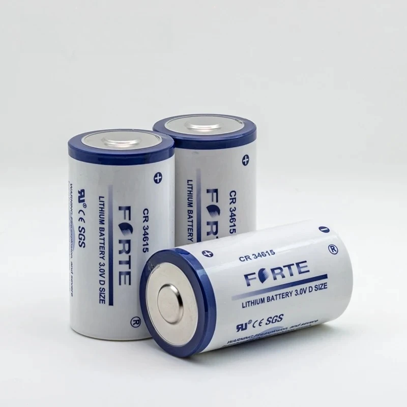 CR34615 3V D Size Battery Not Rechargeable Lithium Batteries for Temperature Detectors Water Meters Smoke Alarms Personalizable