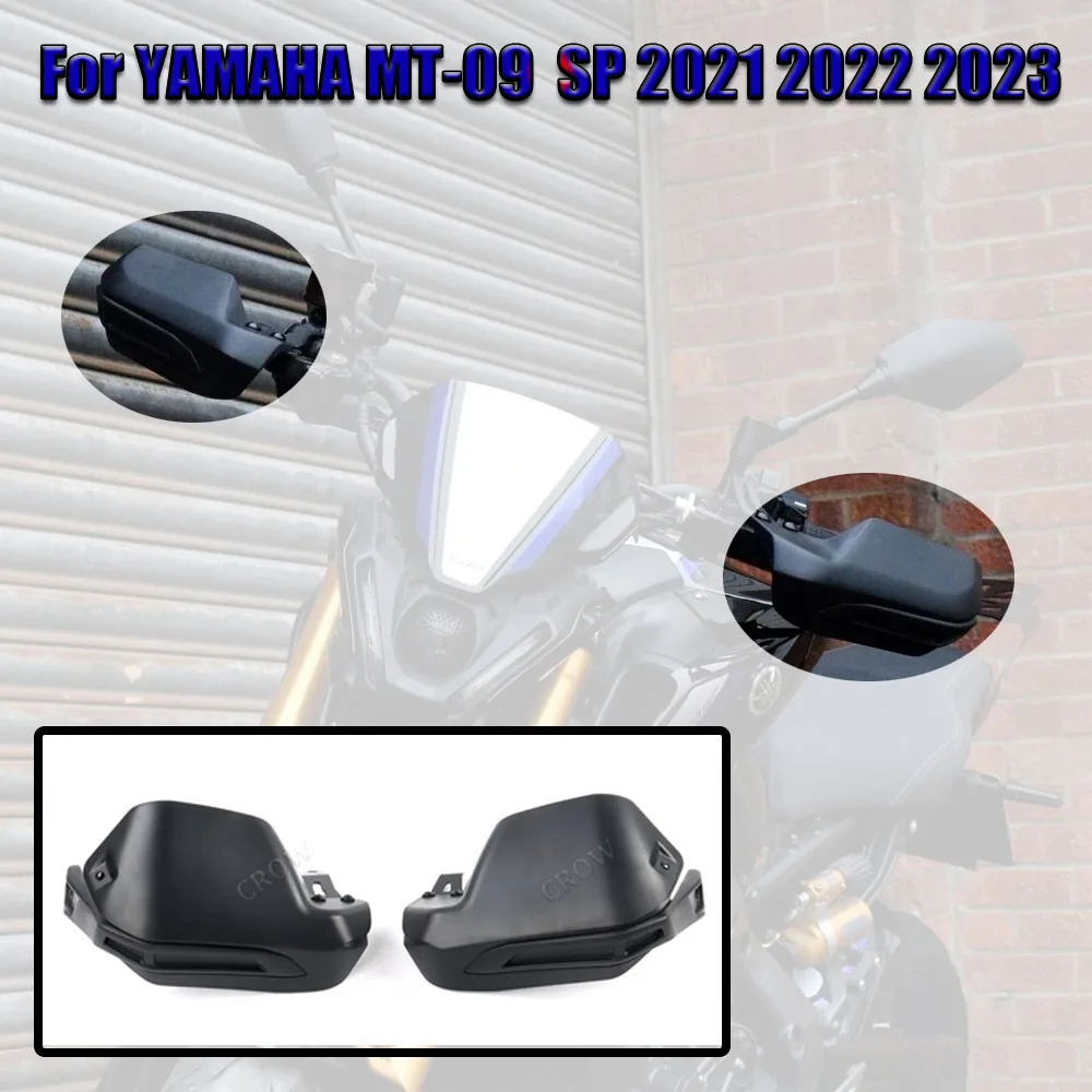 Protector de manos para motocicleta, accesorio negro para YAMAHA MT-09 MT09 SP 2021 2022 2023