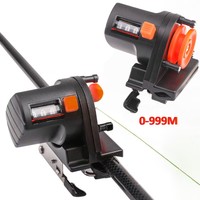 Fishing Line Counter 0-999M Account Meters Fishing Line Depth Counter Finder Fishing Tackle Length Counter Fishing Accessories