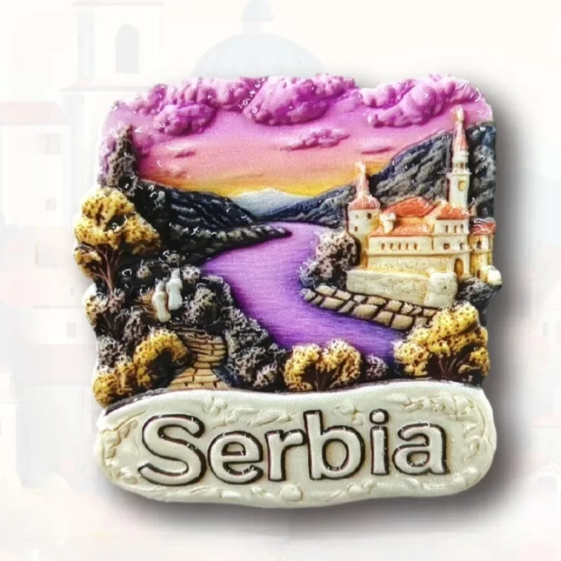 Serbia Fridge Stickers Novi Sad Travelling Souvenirs Beograd Fridge Magnets Home Decoration Weddging Gifts