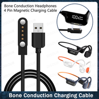 Bone Conduction Earphone Charging Cable 5V 4Pin Magnetic Charging Cable for S10/New X7/Sanag Headset Support Data Transmission