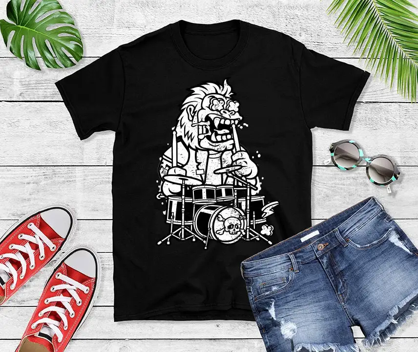 Drum T Shirt Drumming Drummer Idea Music Outfit