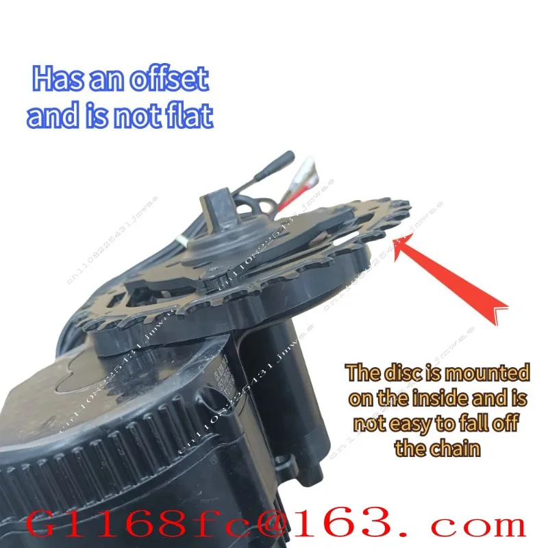 Mid Mounted Motor Tooth Disc Positive and Negative Teeth Bafang BBS01 02 38T 36T 32T Aluminum Alloy Tooth Disc