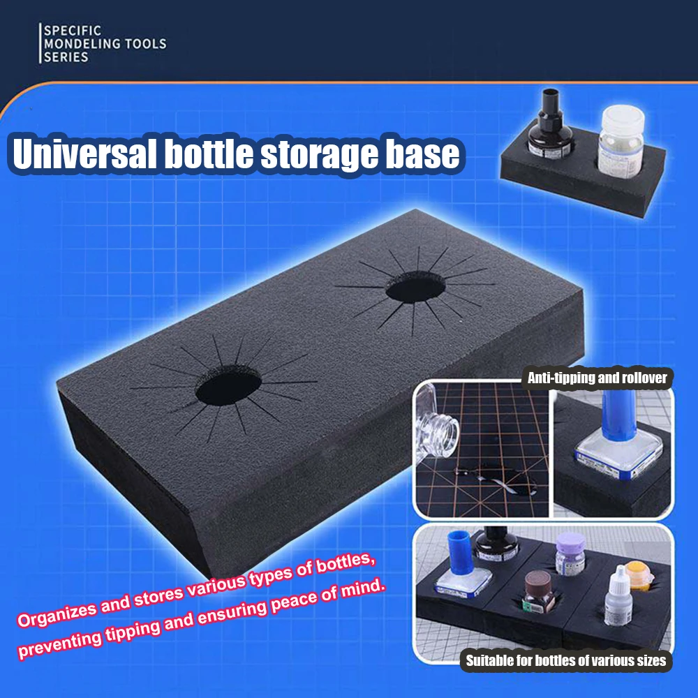 Paint/Glue Bottle Stand Display Tool For Model Painting  Bottle Storage Seat For Model Cement Glue/Paint Anti-Tip Storage Base