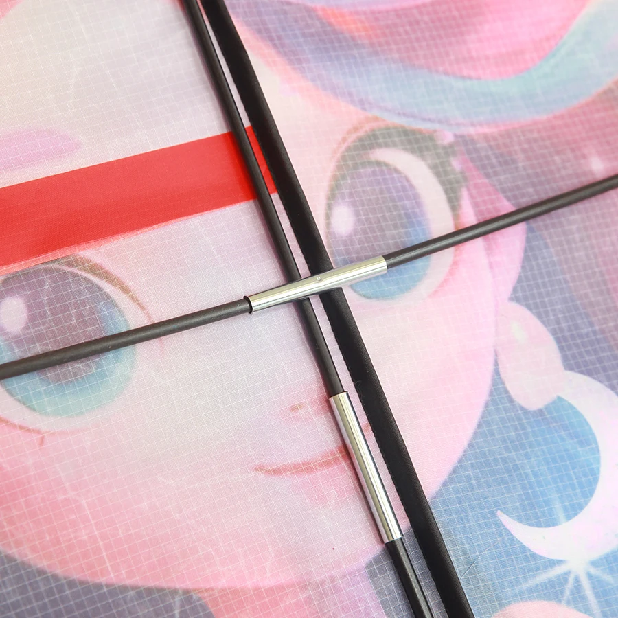 طائرة ورقية بحورية البحر بطول 1.5 متر على شكل حورية البحر جميلة على شكل حورية البحر الأميرة دلتا كلاسيكية سهلة الطيران مناسبة للمبتدئين