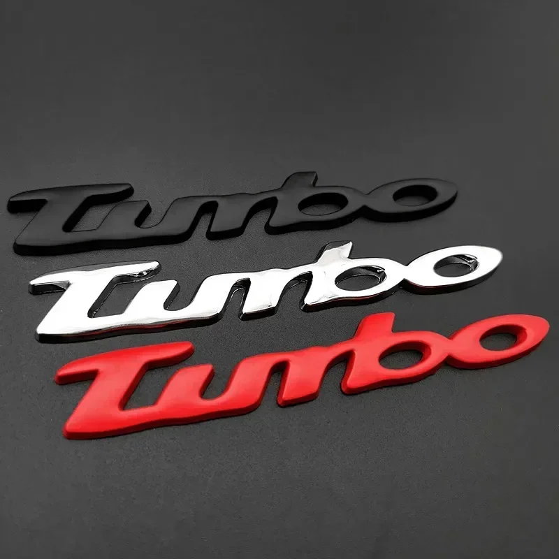 

Metal Turbo Car Rear Body Letters Stickers for Lexus Mazda Subaru Volvo BMW Jeep Land Rover Ford Hyundai Honda Skoda Acura