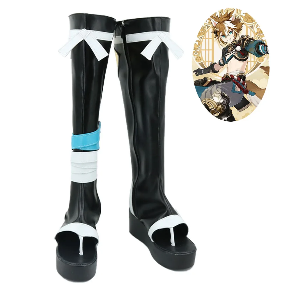 

Genshin Impact Gorou Shoes Cosplay Men Boots