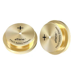 eTone 2Pcs PX625 MR9 Battery Converter Adapter for Olympus 35 Canon EF TX Camera 120 135 Film Camera Accessories