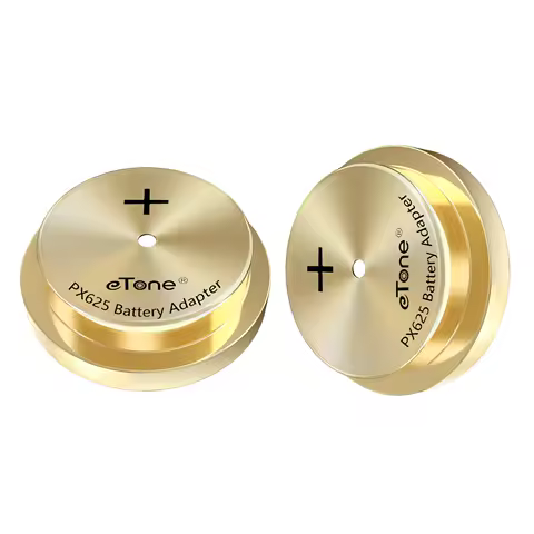 eTone 2Pcs PX625 MR9 Battery Converter Adapter for Olympus 35 Canon EF TX Camera 120 135 Film Camera Accessories