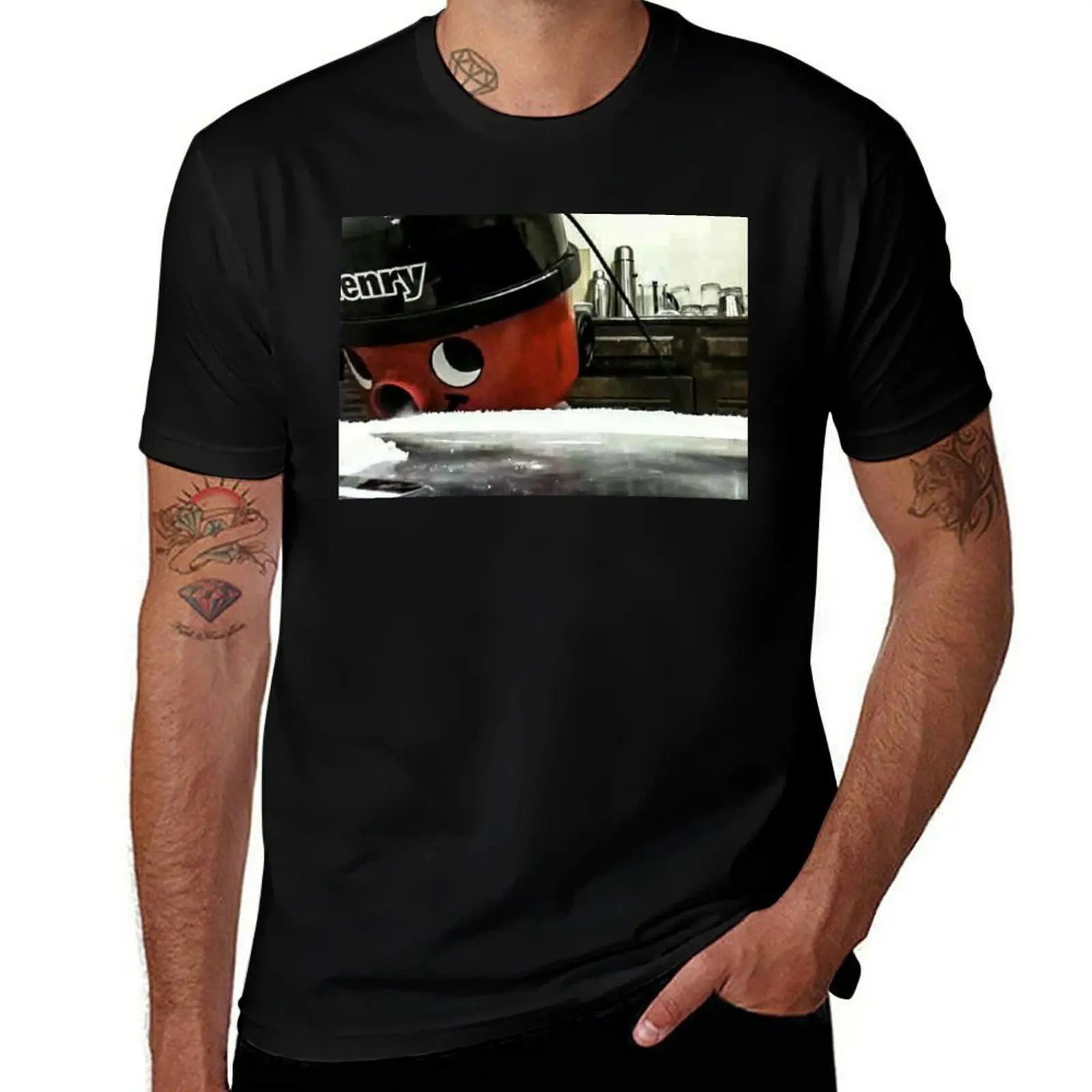

Henry the vacuum cleaner T-Shirt Plus Size Outdoor Casual Top