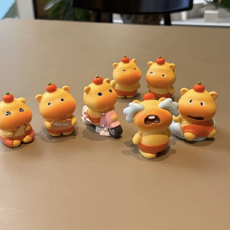 Neue süße Capybara Lulu Blind Box Super süße Mode Dekoration Desktop Ornamente Puppen Büro Buddy Hot Style hochwertige Geschenke