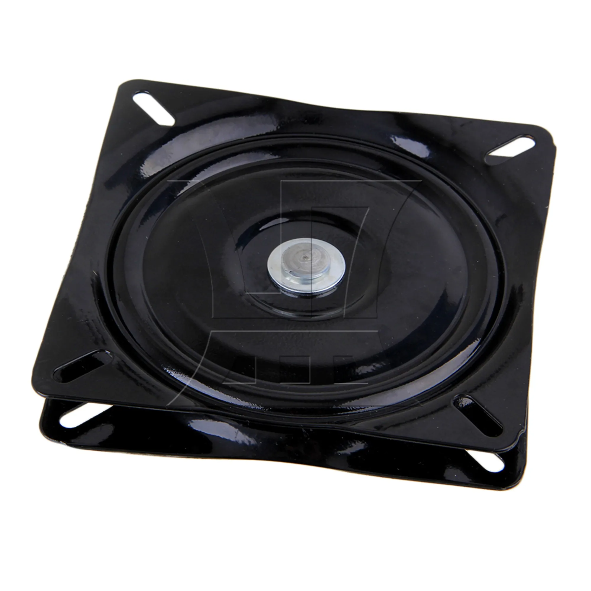 CNBTR 6 inch A3 Steel Black Ball Turntable Bearing Square Swivel Plate Chair Swivel