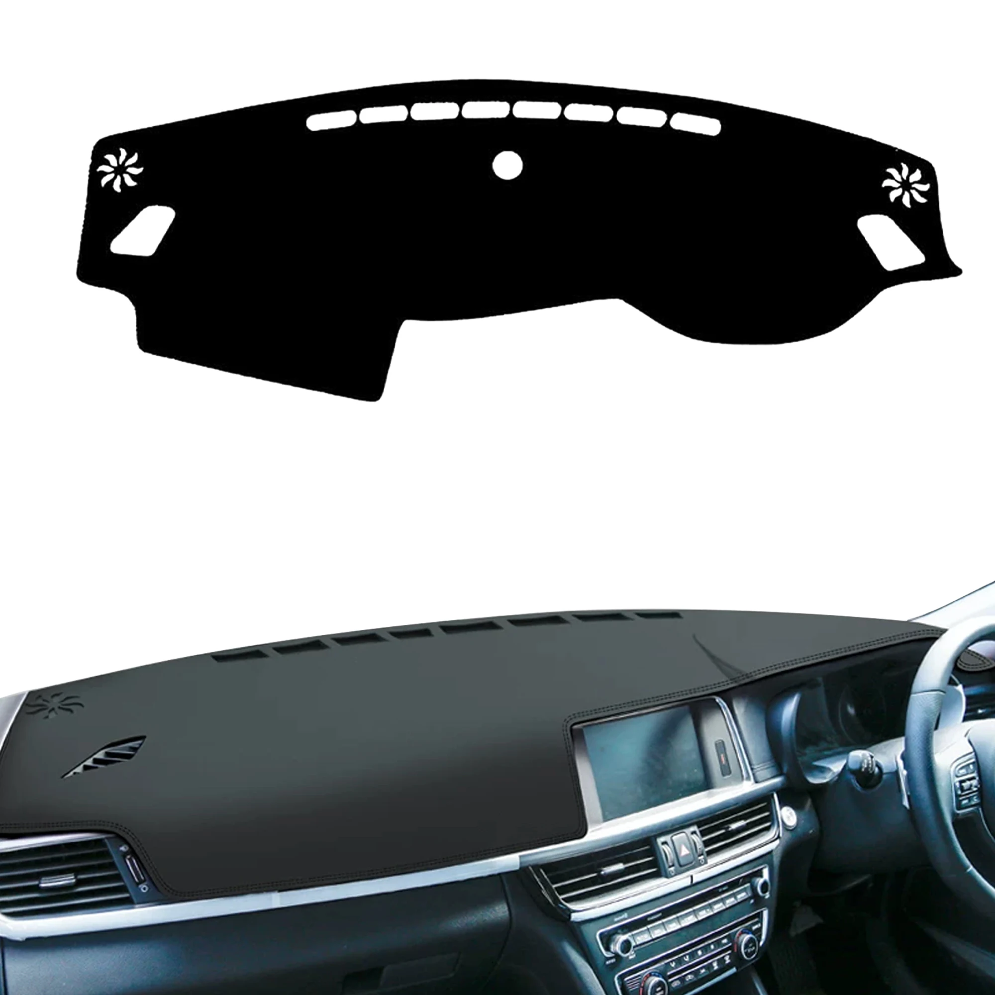 for KIA Optima K5 2016 2017 2018 2019 Anti-Glare Dashmat Dashboard Cover Dash Mat Sun Block Anti-UV Non-Slip Car Protector Mat
