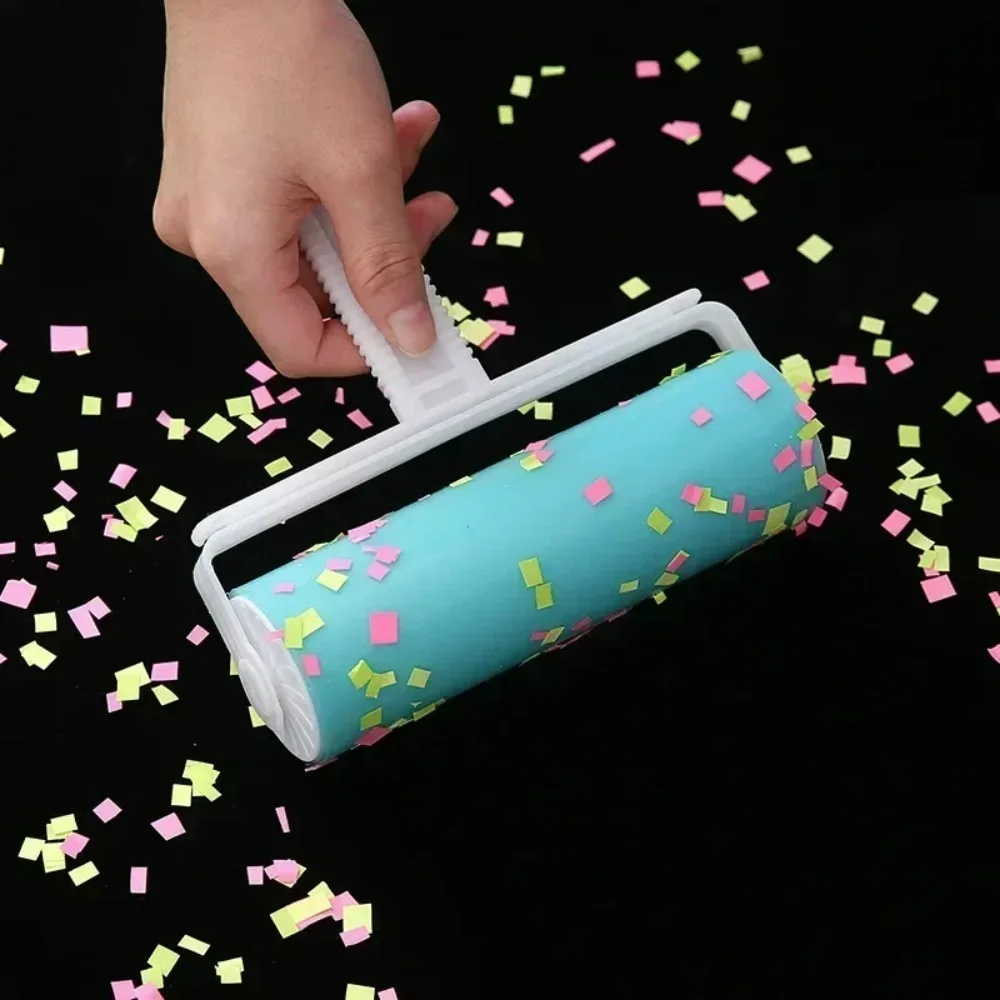 2026 Large High Quality Washable Reusable Household Cleaning Remover Portable Hair Rolle Clothes Hair Pet Hair Sticky Roller view 6