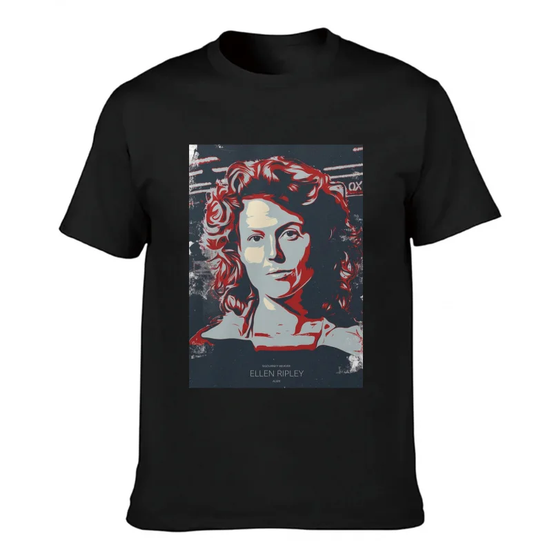 

80s Horror movie Xenomorph 1115 Scary Sci fi Alien Ripley Weyland gift T shirt for man Large size Tops Monster Graphic clothes