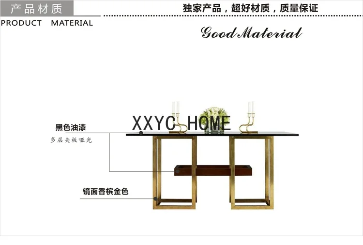 Italian Light Luxury and Simplicity Post-Modern Stainless Steel Plate Curio , Entrance, Hall Cabinet furniture