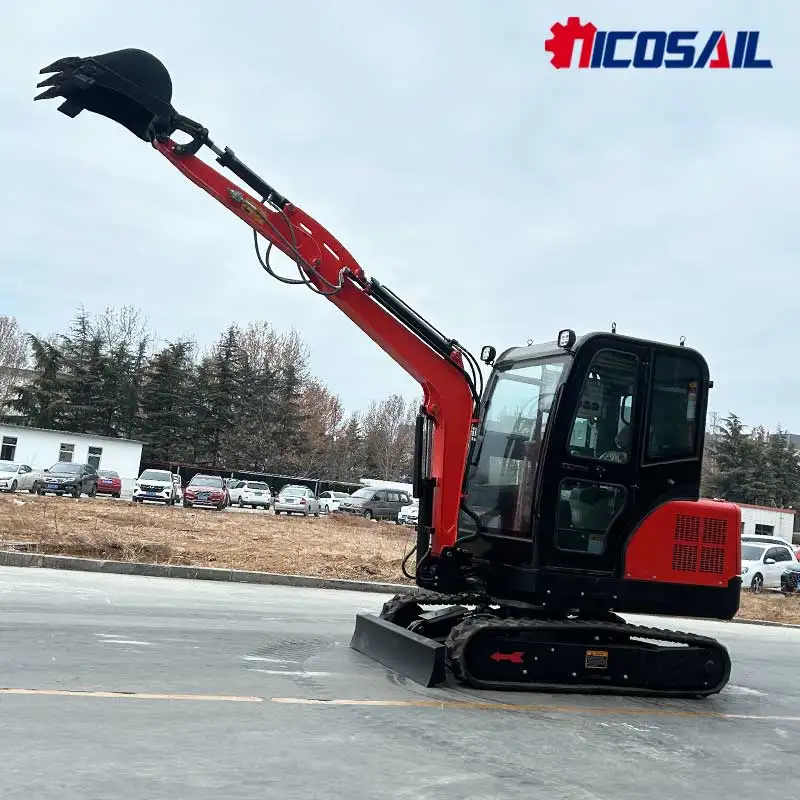 

Компактный мини-экскаватор — гидравлический, сертифицированный EPA/EUR5 для мелких садов, ферм и строительства