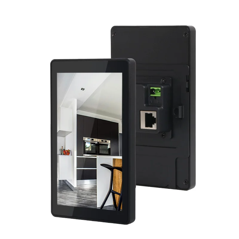 2026  Portworld RK3576 Android Linux touch screen POE 5.5-inch smart home automation control panel, suitable for high-end