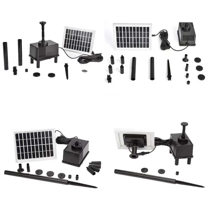 Solar Floating Fountain Pump for Fish Pond Water Circulation Landscape